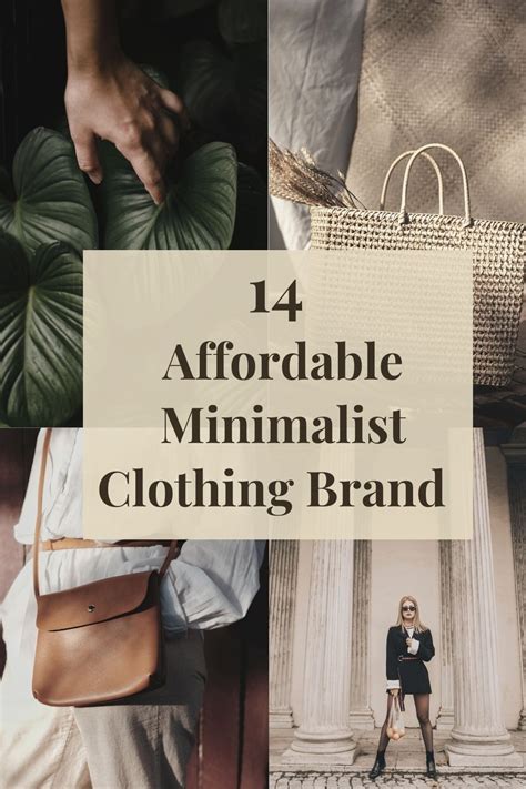 affordable minimalist fashion brands.